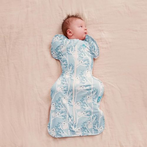Love to Dream Swaddle UP, Baby Sleep Sack, Self-Soothing Swaddles for Newborns, Improves Sleep, Secure Fit Helps Calm Startle Reflex, New Born Essentials for Baby, 1.0 TOG, 5-8.5 lbs, Mini Koalas