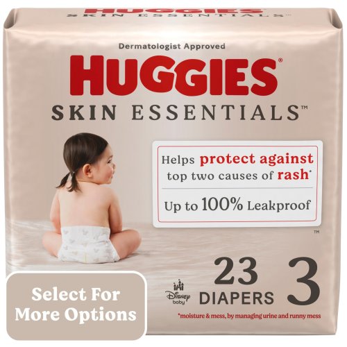 Huggies Skin Essentials Baby Diapers, Size 3 (16-28 lbs), 23 Ct (Select for More Options)