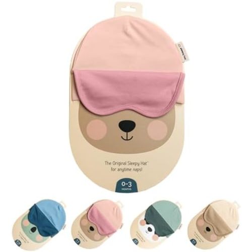 The Original Baby Sleep Mask & Soft Eye Shade – Newborn, Sun Hat & Beanie – Travel & Baby Gifts