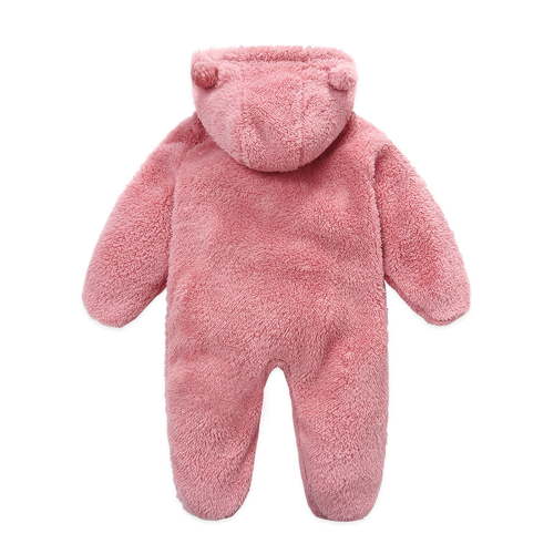 Aayomet Baby Bodysuit Girl Fall Jumpsuit For Baby Boy Baby Boy Girl One Piece Romper Jumpsuit Solid Ribbed Baby Boy Clothes Onesies Outfits,Pink 0-3 Months