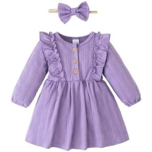Mioglrie Baby Girl Dress Newborn Baby Girls Clothes Fall Winter Outfits