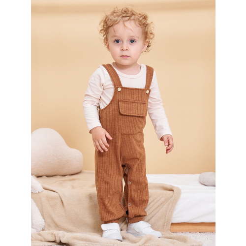 CARETOO Newborn Baby Boy Clothes Infant Boy Outfits 3 6 12 18 Months Romper+Bib Suspender Shorts Bodysuit Overalls Set