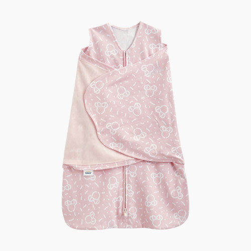 Halo Sleepsack Swaddle Disney - Confetti Minnie Pink, S