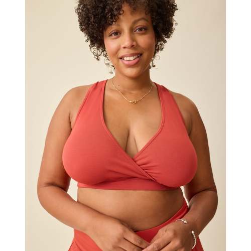French Terry Racerback Nursing & Sleep Bra | Spice - Kindred Bravely