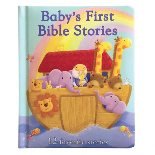 Baby's First Bible Stories Padded Board Book - Gift for Easter, Christmas, Communions, Newborns, Birthdays, Beginner Bible