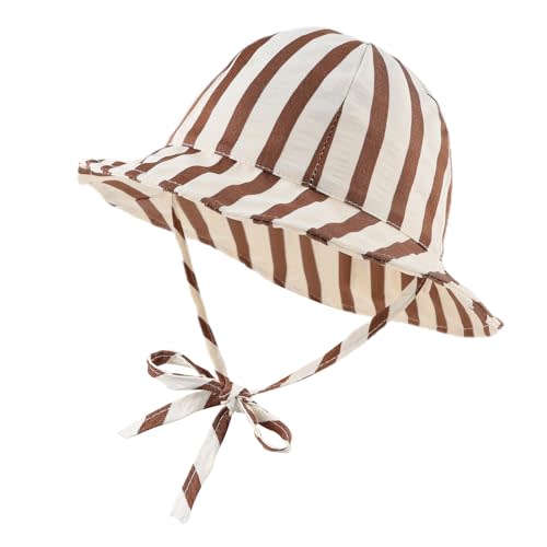 MniJiza Baby Girl Bucket Hat Infant Sun Hats Toddler Beach Hat Floral Baby Summer Hat Kids Outdoor Sun Protection Hats