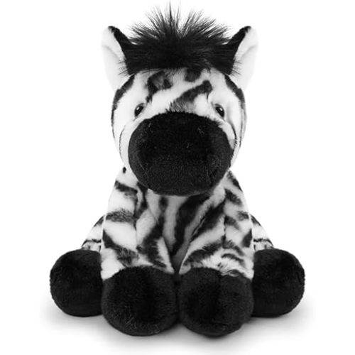 Zebra Stuffed Animal Toy, Soft Huggable Plush Toys for Kids, Cute Animal Gift for Boys Girls and Toy for 1-3 Toddlers -8.5 Inch