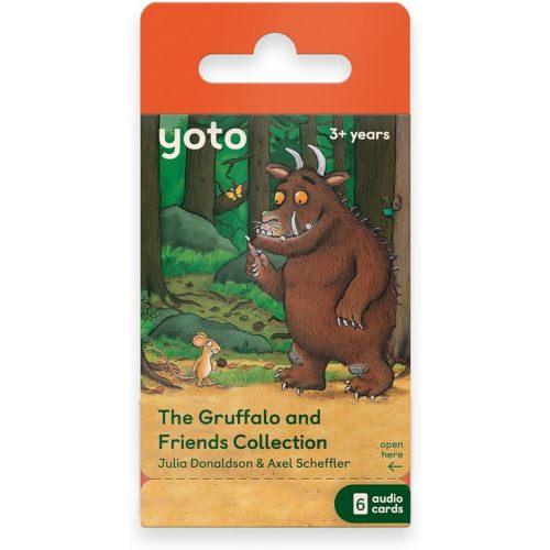 YOTO Gruffalo & Friends Collection by Julia Donaldson – 6 Kids Audio Cards for Use with Player & Mini All-in-1 Audio Device, Screen-Free Listening with Playtime Bedtime & Travel Stories, Ages 3+