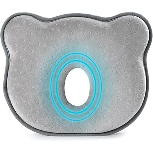 New Upgrade Donut Soft and Cozy Pillow Case Prеvents FΙat hеad Grey