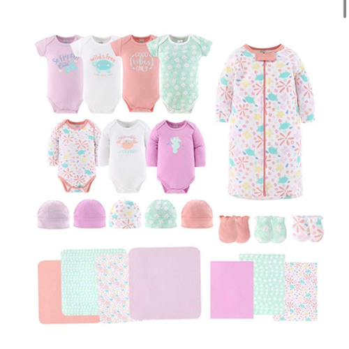 Ocean Flower Baby Layette Gift Set, 23 Piece