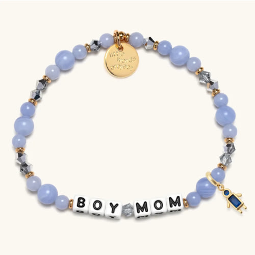 Boy Mom Charm Bracelet Set | Birthstone Charm Set | Little Words Project