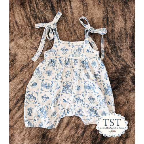 Cowgirl Blues Romper *Pre-Order
