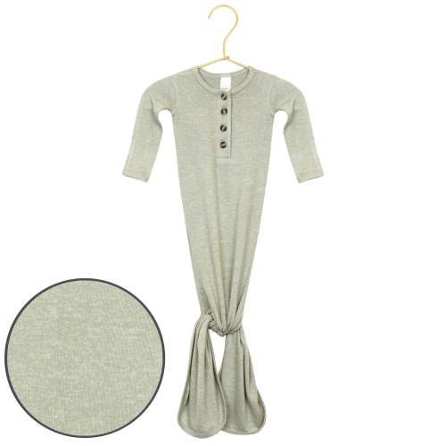 Collins Plush Knit Knotted Gown
