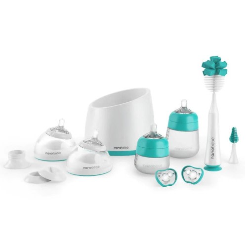 Nanobebe Complete Feeding Set Gen 2 Teal / White