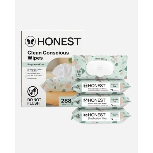 The Honest Company Multi-Use Baby Wipes, Geo Mood, 288 Count
