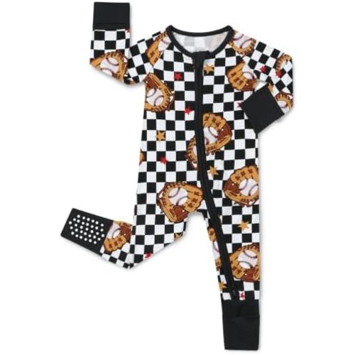 babee Reshinee Bamboo Viscose Baby Footie Pajama, Zipper Sleeper Boys Girls