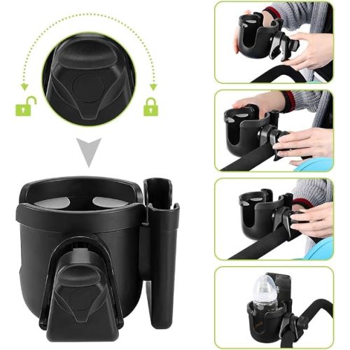 Accmor Stroller Cup Holder with Phone Holder