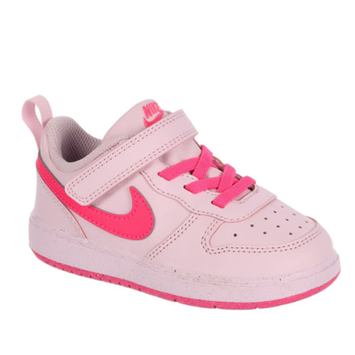 NIKE GIRLS INFANT-TODDLER COURT BOROUGH LOW RECRAFT SNEAKER - PINK