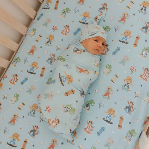 Knit Swaddle Blanket - Tanner