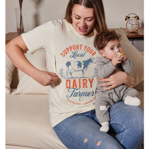Support Your Local Farmer Breastfeeding T-shirt