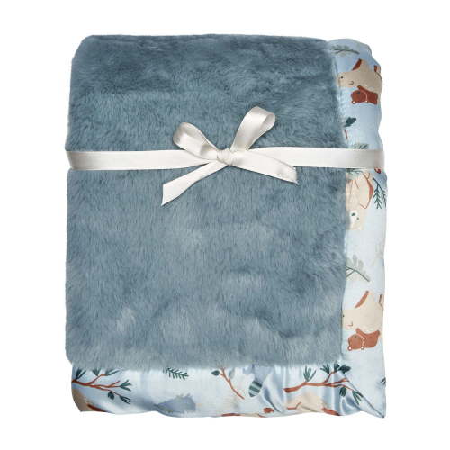 Modern Moments by Gerber Baby 1 Pack Plush Blanket with Satin Trim - Walmart.ca