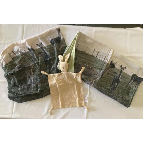 Newborn Baby Blanket 3-piece Set