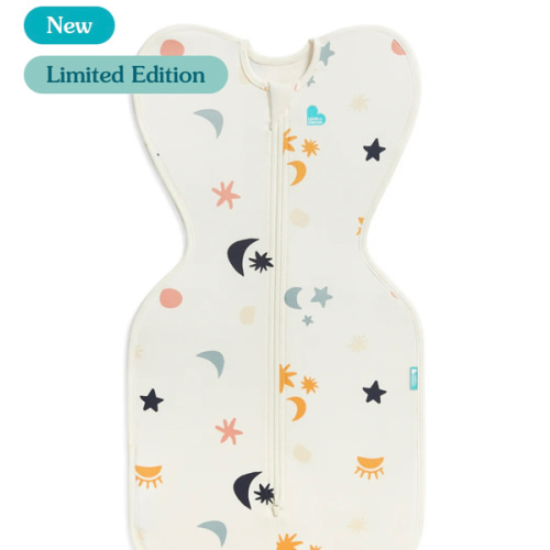 Swaddle Up™ 1.0 TOG Organic Cotton Buff Lunar