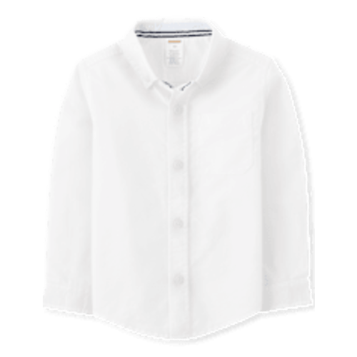 Boys Long Sleeve Wrinkle Resistant Button Down Shirt - Uniform - WHITE | Gymboree