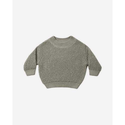 Chunky Knit Sweater Spruce – Quincy Mae