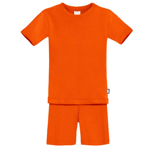 Boys and Girls Soft Organic Cotton Short Sleeve Snug Fit Pajama Set | - City Threads USA