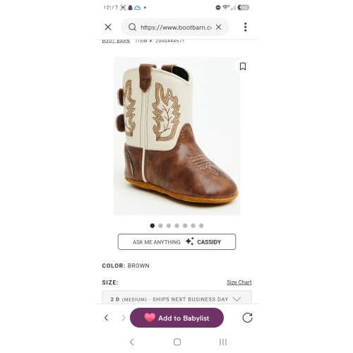 Boot Barn Infant Boys' Carter Poppets - Round Toe