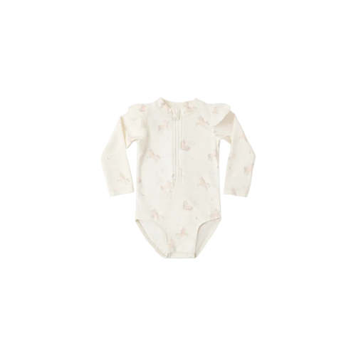 Quincy Mae Byron Rashguard Onepiece Unicorns