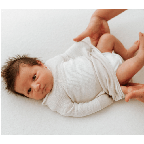 Bamboo Blend Beige Swaddle Sleep Sack - Small (6-12 pounds)