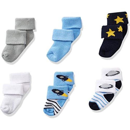 Luvable Friends Unisex Baby Newborn and Baby Socks Set
