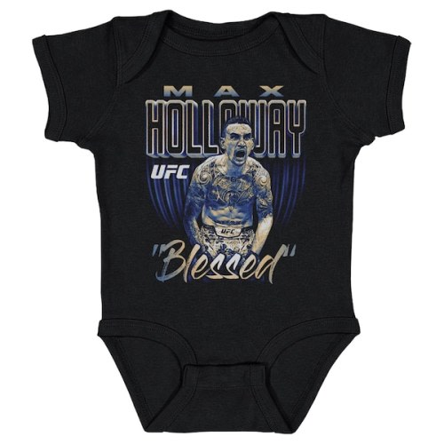 Infant 500 Level Black Max Holloway Bitmap Bodysuit