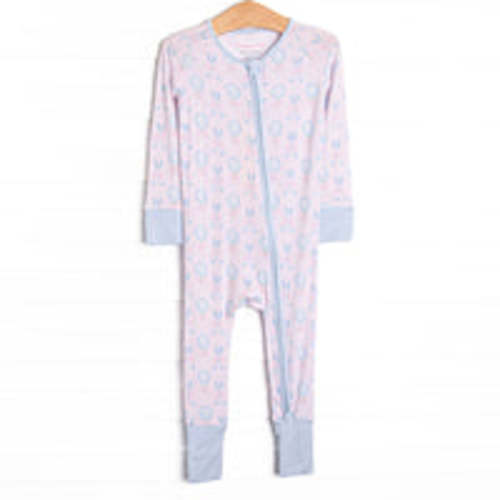 Golfing in Gingham Bamboo Zippy Pajama, Pink – Stitchy Fish