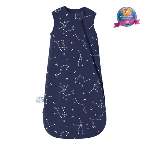 Sleeveless Sleep Sack 0.5 TOG - Organic Cotton - Constellation