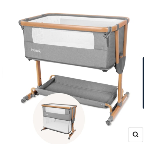 4-in-1 Baby Bassinet with Playard Extension