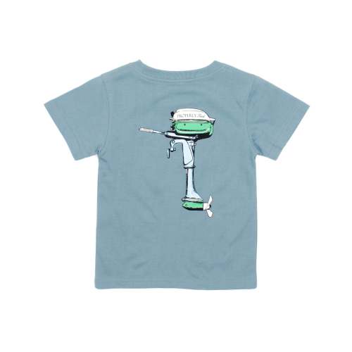 Baby Boat Motor SS Steel Blue