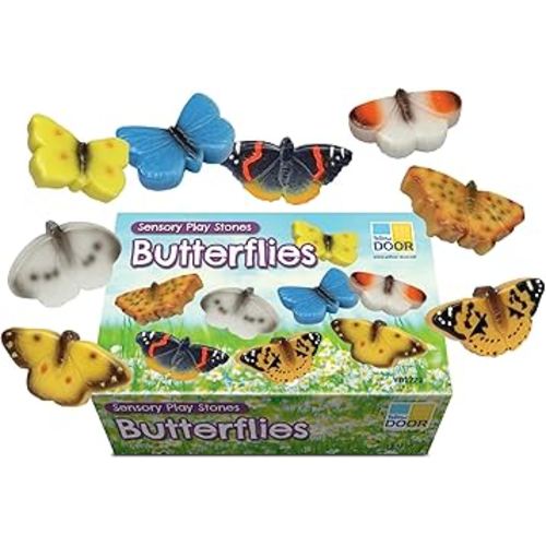 Yellow Door Sensory Play Stones - Butterflies - Set of 8