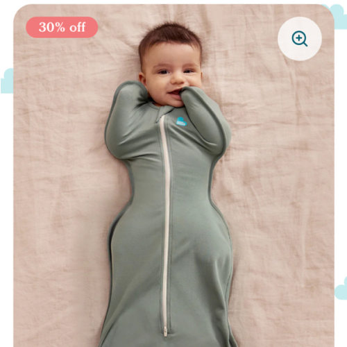 Swaddle Up™ 1.0 TOG Viscose from Bamboo Deep Olive