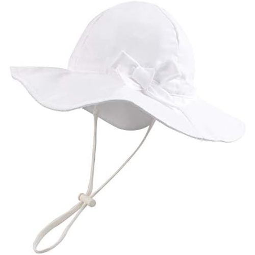 BAVST Baby Sun Hat Girls Floppy Bucket Hat Summer Toddler Outdoor Cap for Swim Beach