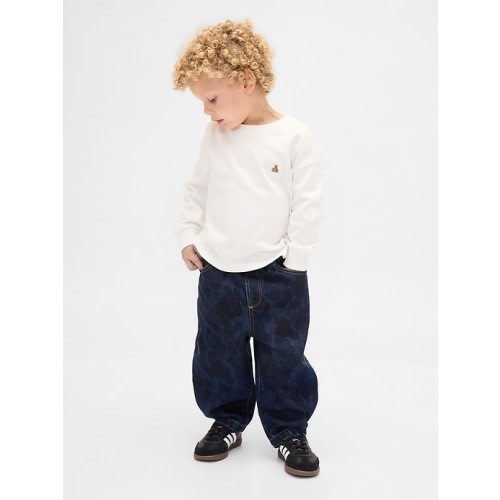 Baby & Toddler Pull-On Barrel Jeans