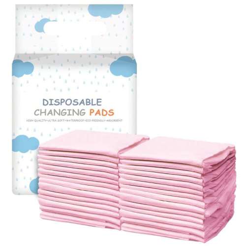 1pack Pink Disposable Baby Urine Pad, Leak-Proof, With Pe Bottom Film-32*45cm (25/50pcs)Baby Shower Family Decorations Gifts for Sale Australia| New Collection Online| SHEIN Australia