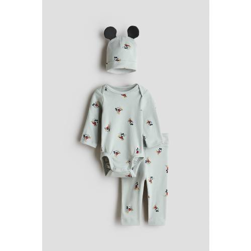 3-PIECE PRINTED JERSEY SET
