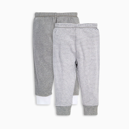 Organic Footless Pants (2 Pack) - Heather Grey