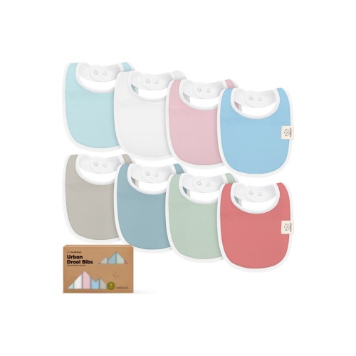 8-Pack Baby Drool Bibs