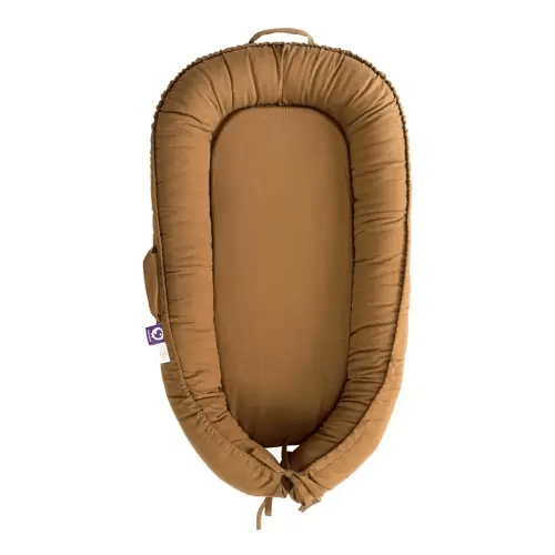 Infant Lounger, Baby Nest Cover for Baby Girls & Boys, Newborn Essentials for Baby 0-18 Months, 100% Cotton Breathable (Golden_Brown)