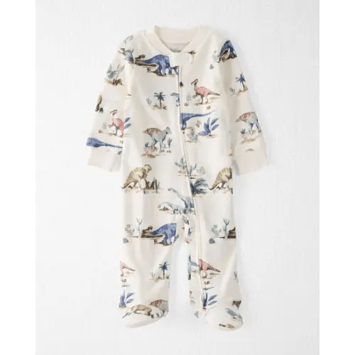 Baby Dinosaur Print Organic Cotton Sleep & Play Pajamas - Little Planet | Carter's