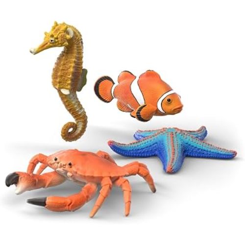 Schleich Wild Life - 4Pc Sea Animals Discovery Set Set - Kids 3+ | 42742